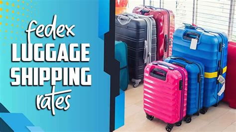 can you ship suitcases with fedex